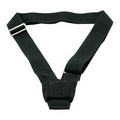 Single Strap Webbing Parade Belt- Black